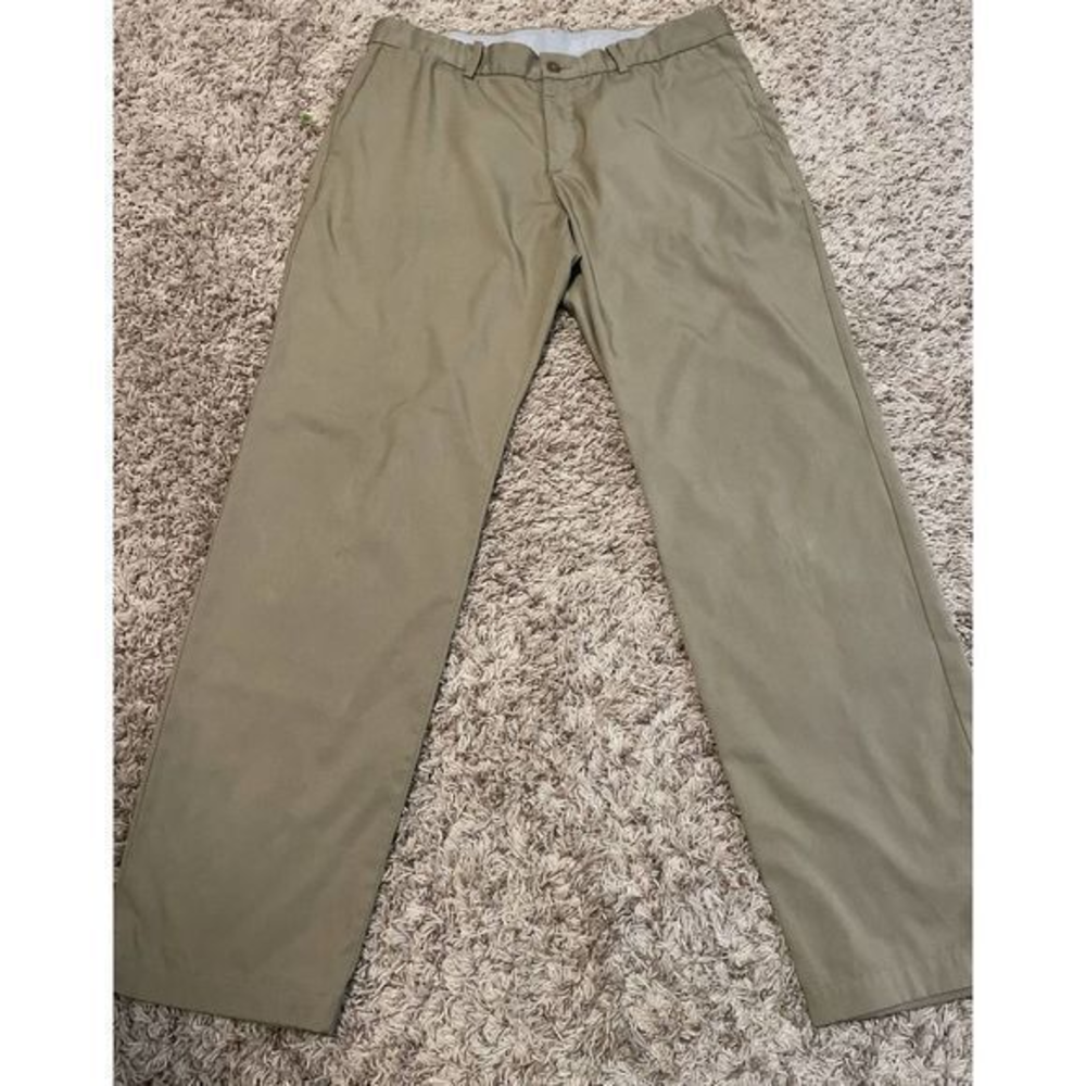 NIKE GOLF Flex Standard Fit Dri-Fit Stretch Flat Front Khaki Golf Pants 34 X 32